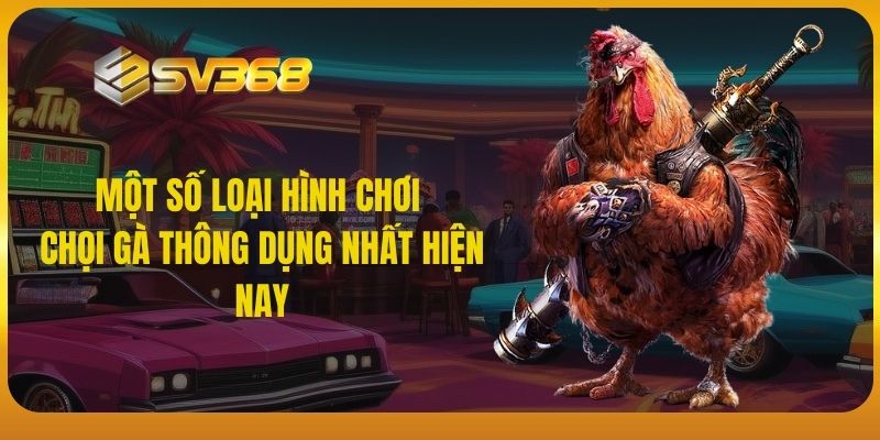 Một số loại hình chơi chọi gà thông dụng nhất SV368